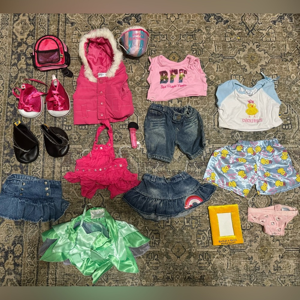 For build-a-bear clothes lot